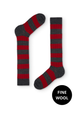 RUGBY ROJO-GRIS LANA
