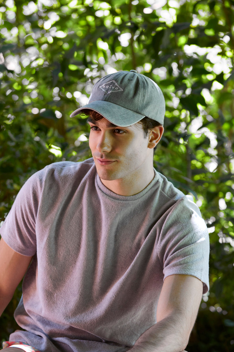 GORRA VERDE LOGO BEIGE