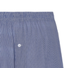 Calzoncillo de hombre azul índigo con botón frontal y cinturilla elástica