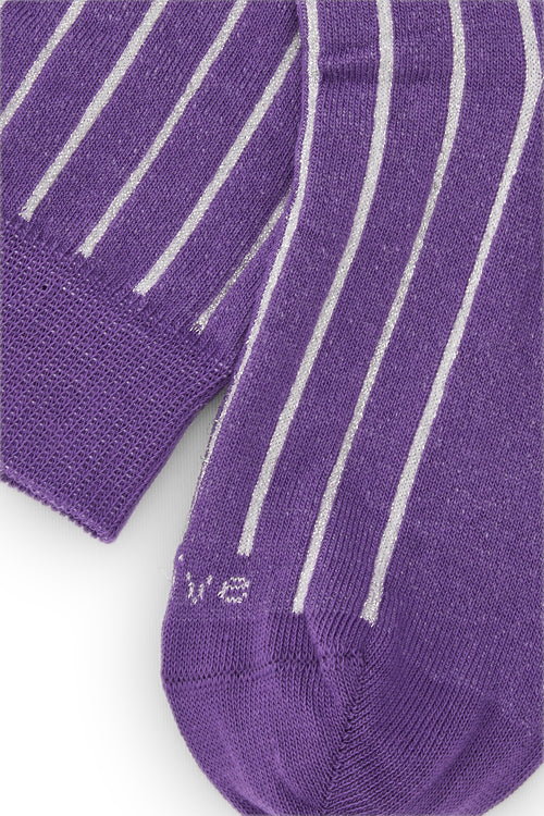 LILA CANALÉ GRIS LUREX