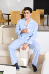 PIJAMA HOMBRE ALGODÓN LISO