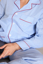 PIJAMA HOMBRE ALGODÓN RAYAS