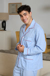 PIJAMA HOMBRE ALGODÓN RAYAS