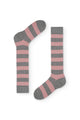 RUGBY ROSA PALO - GRIS OSCURO
