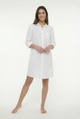 VESTIDO CAMISERO LINO BLANCO