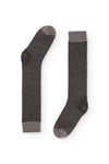 calcetines color marrón brillantes, hechos en algodón, cómodos de usar