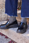 calcetines de mujer, color marrón brillante. hechos en algodón cómodos de usar