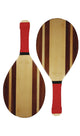 JUEGO DE PALAS ROJO