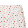 Ropa interior masculina en algodón blanco con diseño de estrellas, cinturilla elástica y botonadura delantera para mayor comodidad.